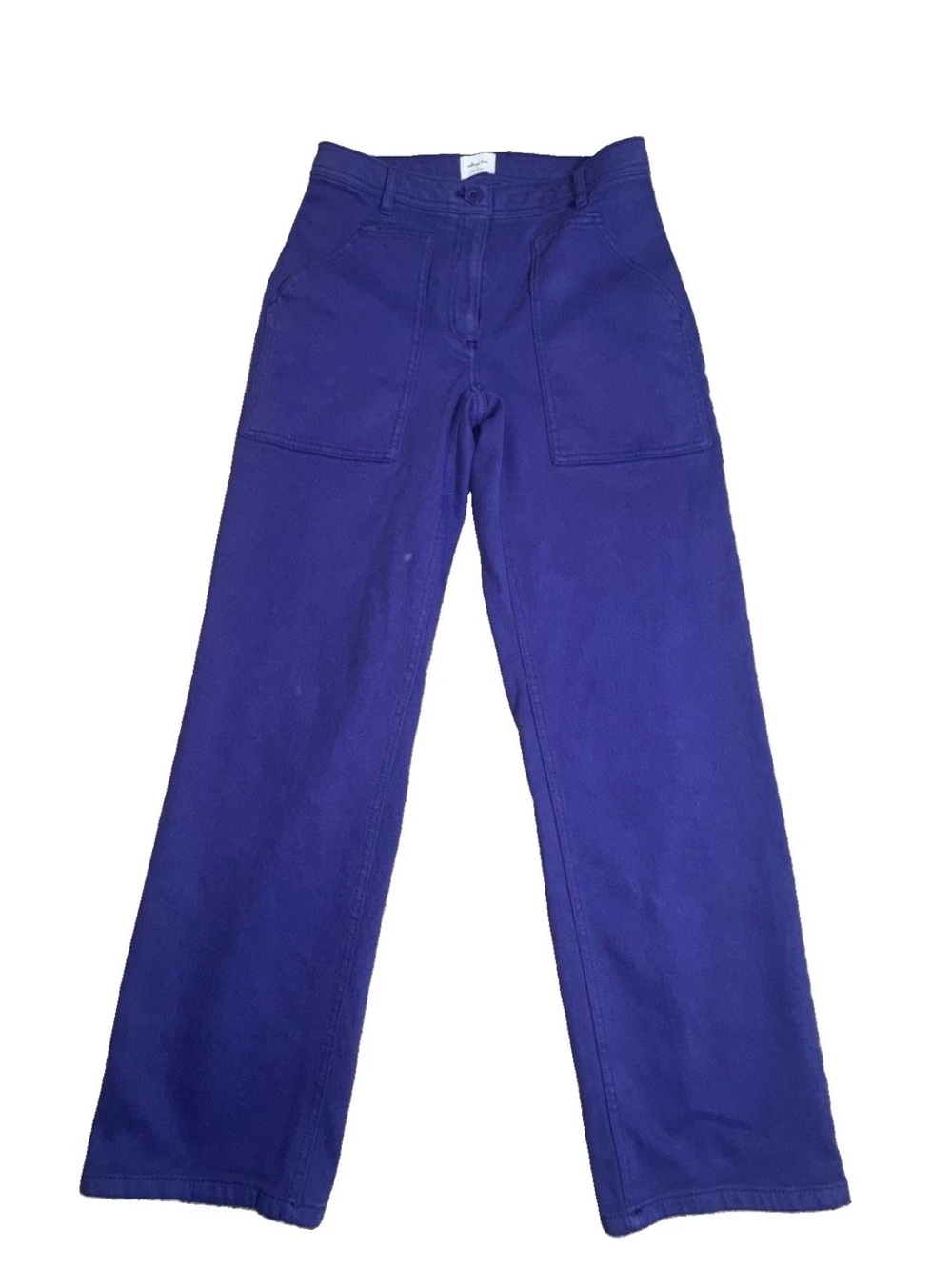 Aritzia Wilfred Free Modern Utility Straight Leg Pants Womens 8 Deep Violet